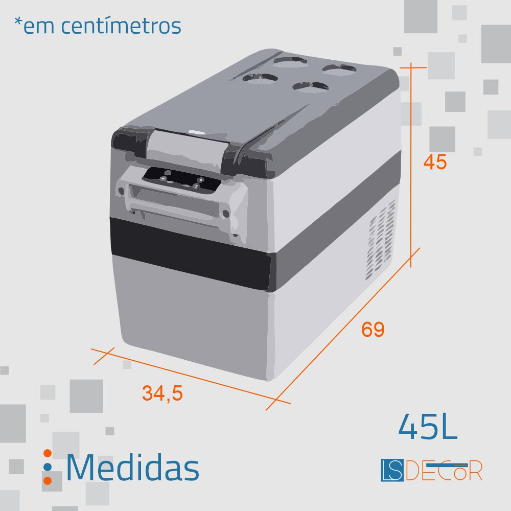 Geladeira Portátil 45L  RTT