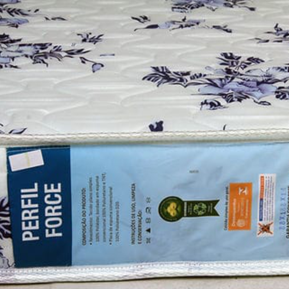 Colchão Solteiro Ortobom Perfil Force Liso 78x188x12cm