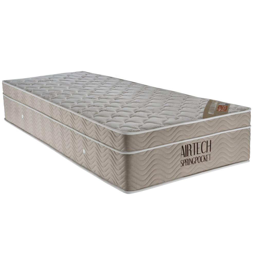 Colchão Solteiro Ortobom Airtech Spring Pocket 78x188x30cm