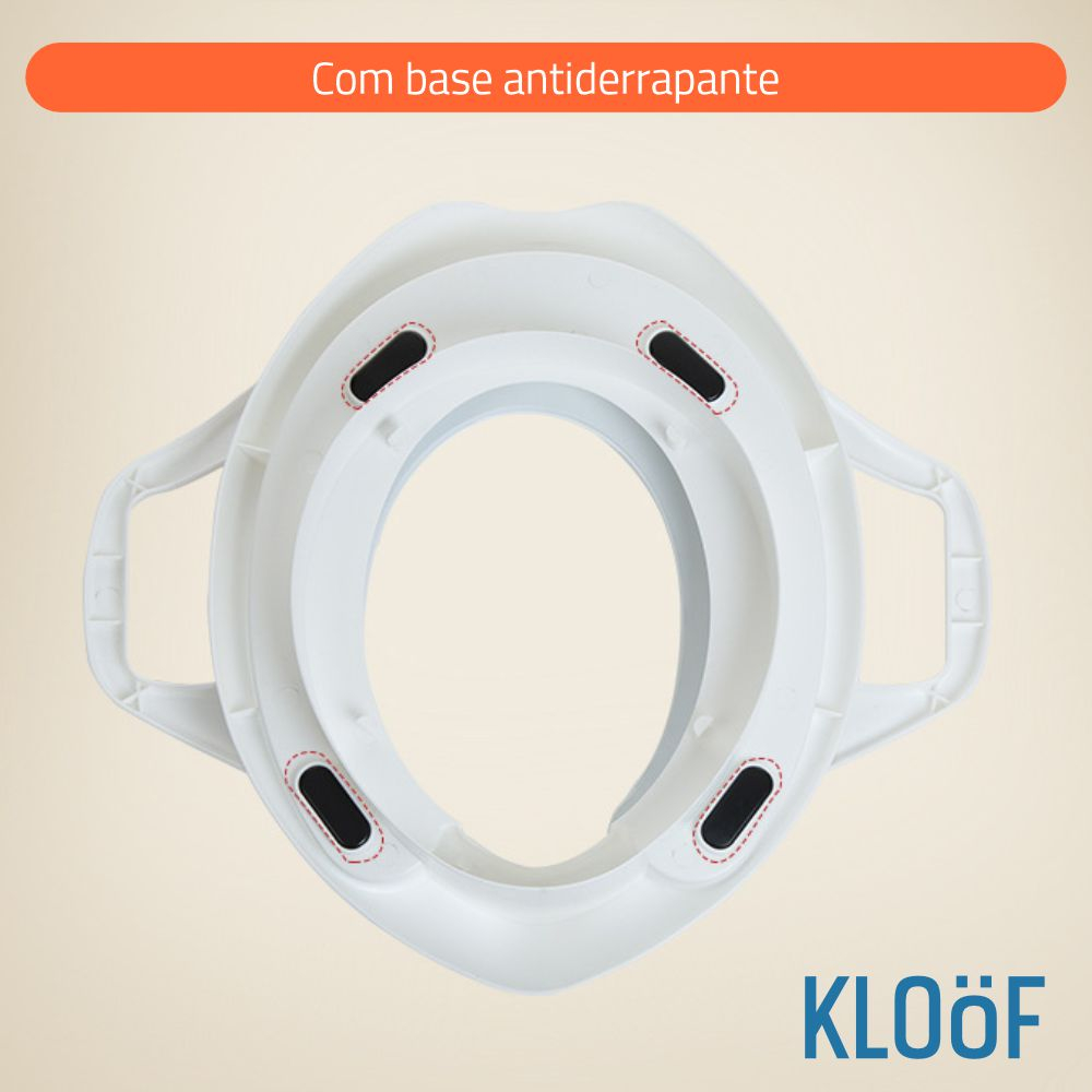 Assento Sanitário Infantil Acolchoado com Alças