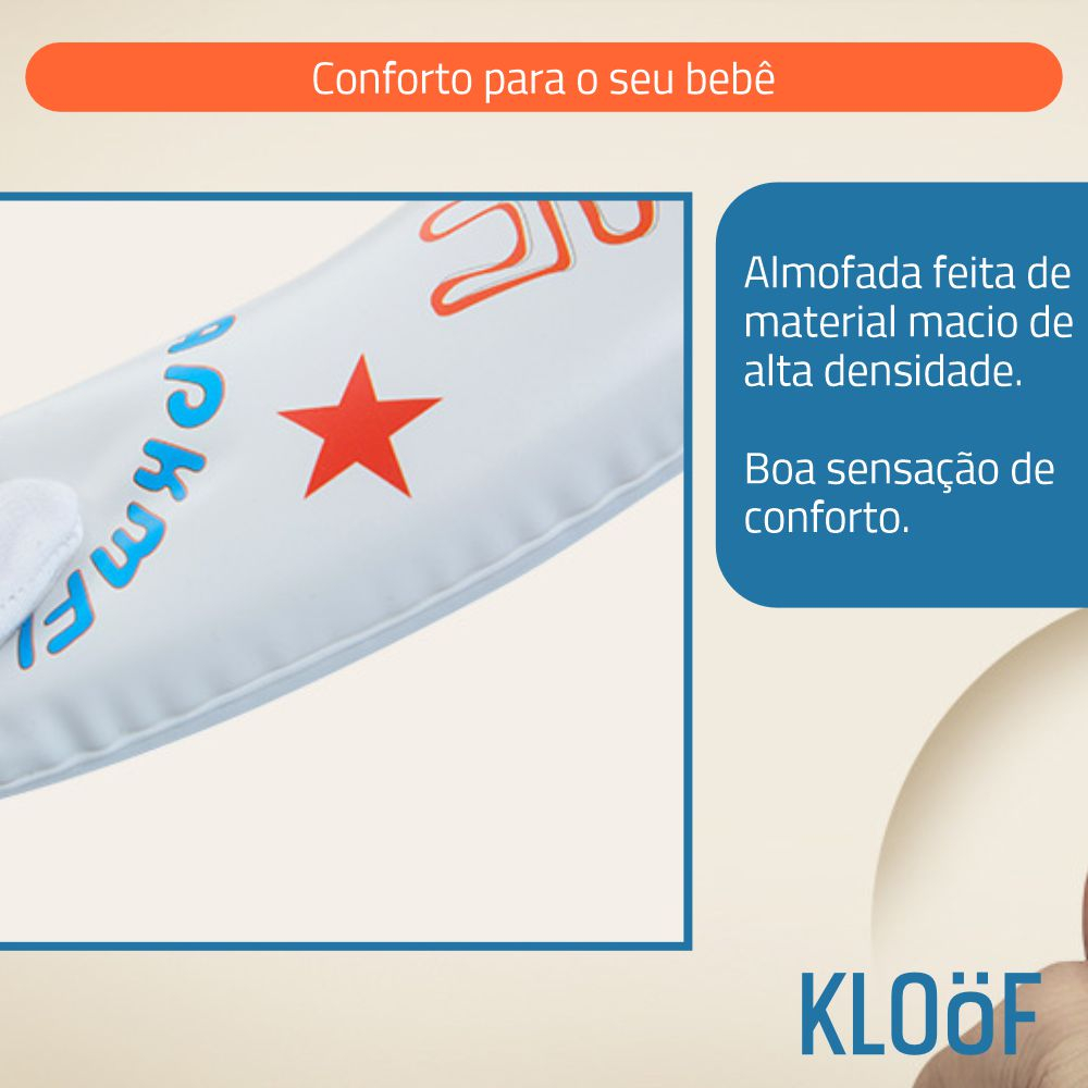 Assento Sanitário Infantil Acolchoado com Alças
