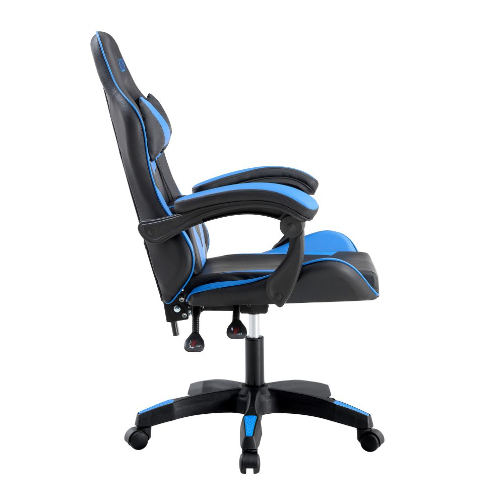 Cadeira Giratória Gamer KL1 - Preto e Azul