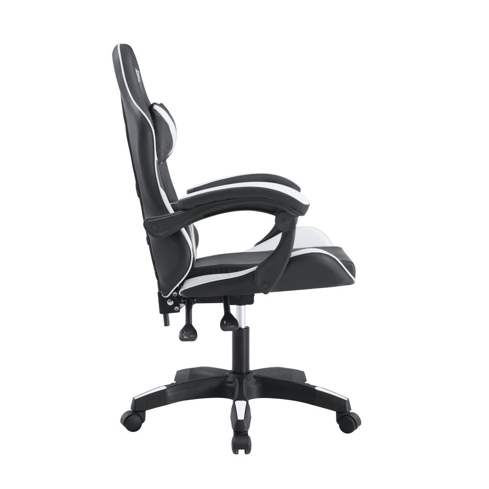 Cadeira Giratória Gamer KL1 - Preto e Branco