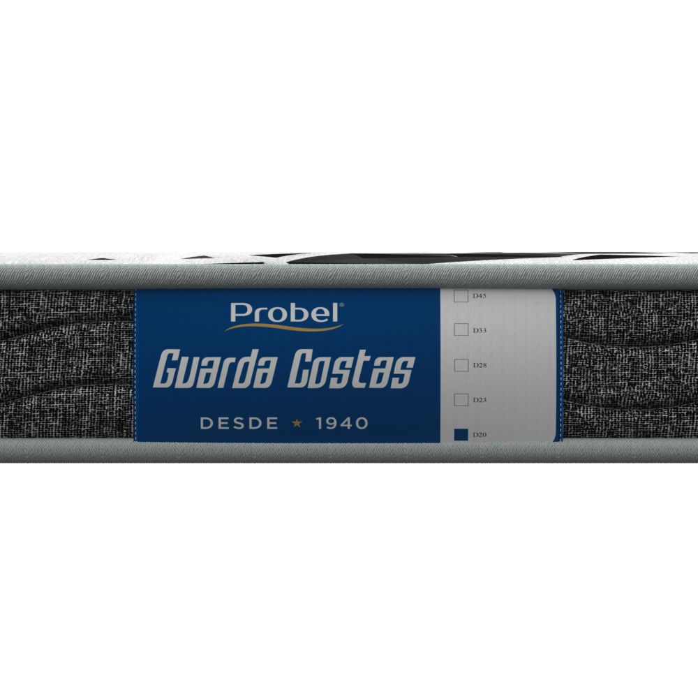 Colchão Solteiro Probel D20 Liso 12cmx188cmx88cm Guarda Costas