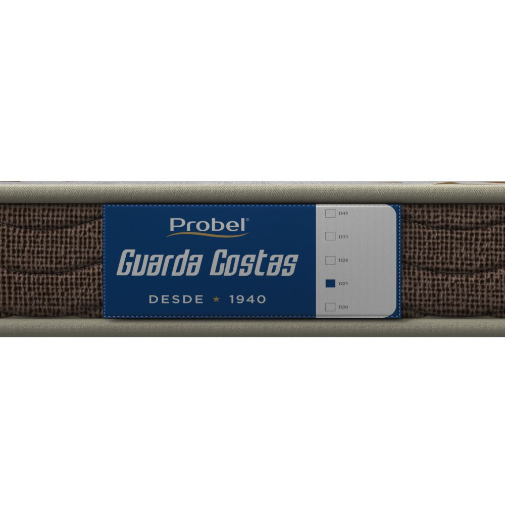 Colchão Solteiro Probel D23 Liso 12cmx188cmx88cm Guarda Costas