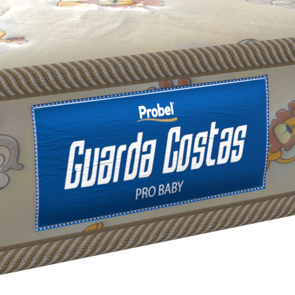Colchão para berço D18 Liso 10cmx130cmx60cm Guarda Costas Pro Baby Infantil