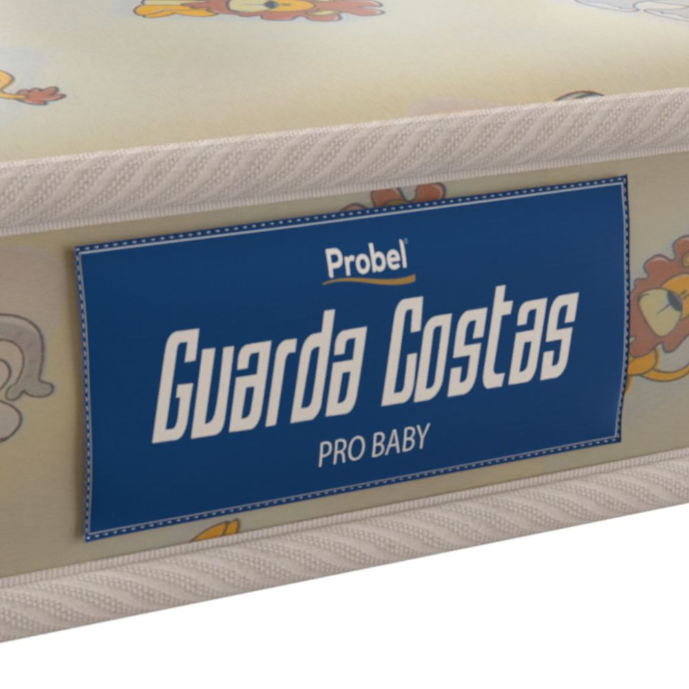 Colchão para berço Americano D18 Liso 12cmx130cmx70cm Guarda Costas Pro Baby Infantil